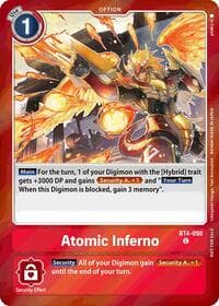 Atomic Inferno (Event Pack 7) - Great Legend - Digimon Card Game card
