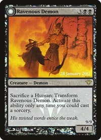 Ravenous Demon - Prerelease Cards - Magic: The Gathering card
