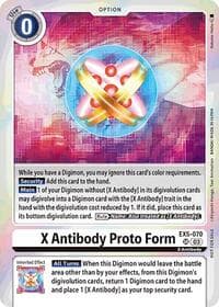 X Antibody Proto Form (Event Pack 7) - Animal Colosseum - Digimon Card Game card