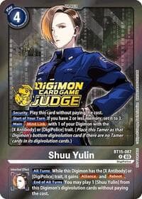 Shuu Yulin (Judge Pack 6) - Exceed Apocalypse - Digimon Card Game card
