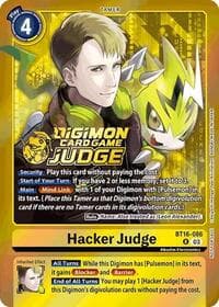 Hacker Judge (Judge Pack 6) - Beginning Observer - Digimon Card Game card