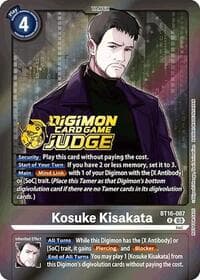 Kosuke Kisakata (Judge Pack 6) - Beginning Observer - Digimon Card Game card
