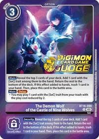 The Demon Wolf of the Castle of Nine Wolves (Judge Pack 6) - Beginning Observer - Digimon Card Game card
