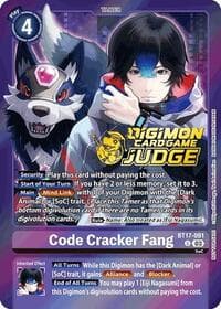 Code Cracker Fang (Judge Pack 6) - Secret Crisis - Digimon Card Game card