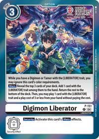 Digimon Liberator - P-151 (BANDAI Card Games Fest 24-25 World Tour) - Digimon Promotion Cards - Digimon Card Game card