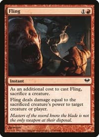 Fling - Dark Ascension - Magic: The Gathering card