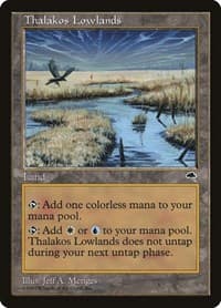 Thalakos Lowlands - Tempest - Magic: The Gathering card
