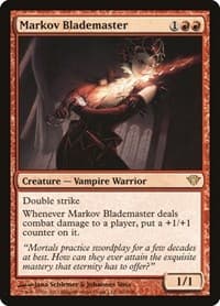 Markov Blademaster - Dark Ascension - Magic: The Gathering card