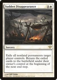 Sudden Disappearance - Dark Ascension - Magic: The Gathering card