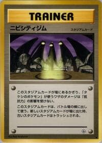 Pewter City Gym - Leaders' Stadium - Pokemon Japan card