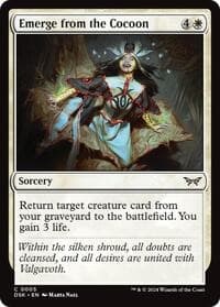 Emerge from the Cocoon - Duskmourn: House of Horror - Magic: The Gathering card