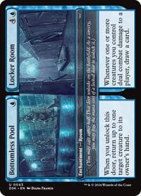 Bottomless Pool // Locker Room - Duskmourn: House of Horror - Magic: The Gathering card