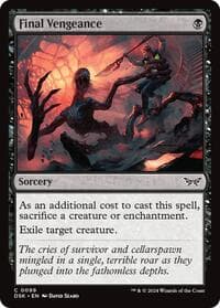 Final Vengeance - Duskmourn: House of Horror - Magic: The Gathering card