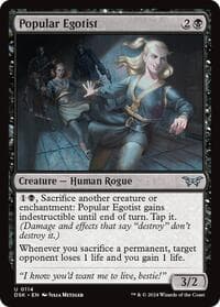Popular Egotist - Duskmourn: House of Horror - Magic: The Gathering card