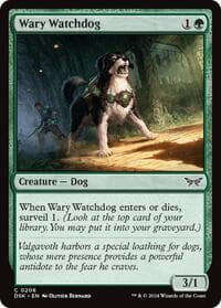 Wary Watchdog - Duskmourn: House of Horror - Magic: The Gathering card