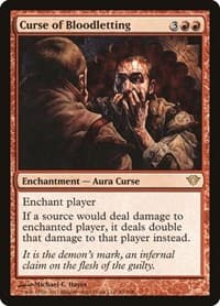 Curse of Bloodletting - Dark Ascension - Magic: The Gathering card