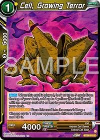 Cell, Growing Terror - Ultimate Advent - Dragon Ball Super: Masters card