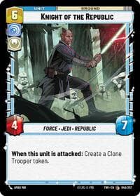Knight of the Republic - Twilight of the Republic - Star Wars: Unlimited card