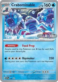 Crabominable - 134 (Prerelease) - SV: Scarlet & Violet Promo Cards - Pokemon card