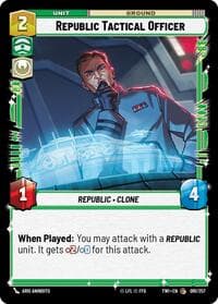 Republic Tactical Officer - Twilight of the Republic - Star Wars: Unlimited card