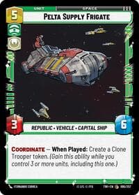 Pelta Supply Frigate - Twilight of the Republic - Star Wars: Unlimited card