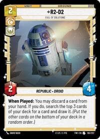 R2-D2 - Full of Solutions - Twilight of the Republic - Star Wars: Unlimited card