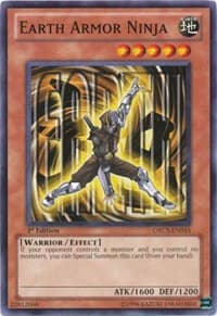 Earth Armor Ninja - Order of Chaos - YuGiOh card