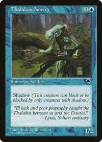 Thalakos Sentry - Tempest - Magic: The Gathering card