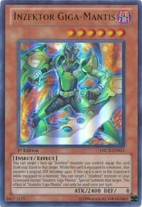 Inzektor Giga-Mantis - Order of Chaos - YuGiOh card