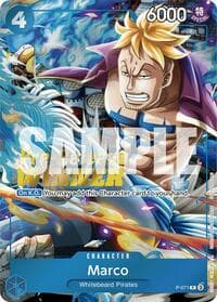 Marco (Two Legends Pre-Release Winner) - One Piece Promotion Cards - One Piece Card Game card