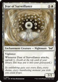 Fear of Surveillance - Duskmourn: House of Horror - Magic: The Gathering card