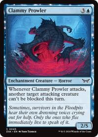 Clammy Prowler - Duskmourn: House of Horror - Magic: The Gathering card