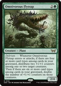 Omnivorous Flytrap - Duskmourn: House of Horror - Magic: The Gathering card