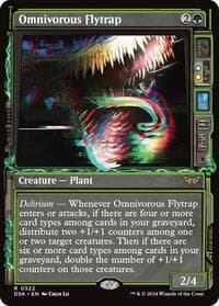 Omnivorous Flytrap (Showcase) - Duskmourn: House of Horror - Magic: The Gathering card