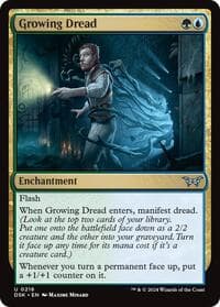 Growing Dread - Duskmourn: House of Horror - Magic: The Gathering card