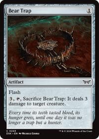 Bear Trap - Duskmourn: House of Horror - Magic: The Gathering card