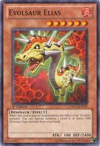 Evolsaur Elias - Order of Chaos - YuGiOh card