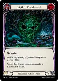 Sigil of Deadwood - Blitz Deck: Rosetta - Aurora - Flesh and Blood TCG card