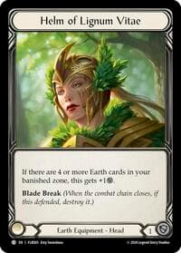 Helm of Lignum Vitae - Blitz Deck: Rosetta - Florian - Flesh and Blood TCG card