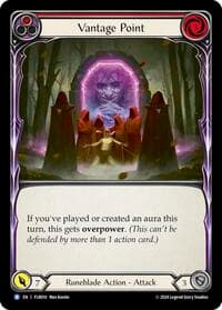 Vantage Point (Red) - Blitz Deck: Rosetta - Florian - Flesh and Blood TCG card