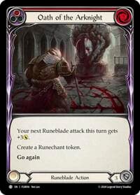 Oath of the Arknight (Red) - Blitz Deck: Rosetta - Florian - Flesh and Blood TCG card