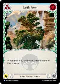 Earth Form (Blue) - Blitz Deck: Rosetta - Florian - Flesh and Blood TCG card