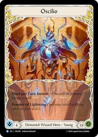 Oscilio - Blitz Deck: Rosetta - Oscilio - Flesh and Blood TCG card
