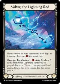 Volzar, the Lightning Rod - Blitz Deck: Rosetta - Oscilio - Flesh and Blood TCG card