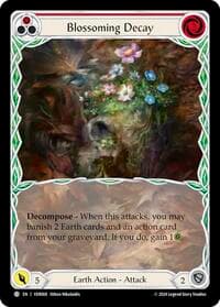 Blossoming Decay (Red) - Blitz Deck: Rosetta - Verdance - Flesh and Blood TCG card