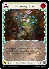 Blossoming Decay (Yellow) - Blitz Deck: Rosetta - Verdance - Flesh and Blood TCG card