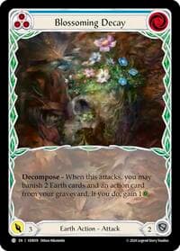 Blossoming Decay (Blue) - Blitz Deck: Rosetta - Verdance - Flesh and Blood TCG card