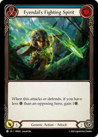Fyendal's Fighting Spirit (Blue) - Blitz Deck: Rosetta - Verdance - Flesh and Blood TCG card