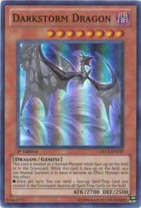 Darkstorm Dragon - Order of Chaos - YuGiOh card