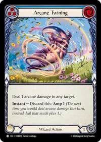 Arcane Twining (Blue) - Blitz Deck: Rosetta - Verdance - Flesh and Blood TCG card